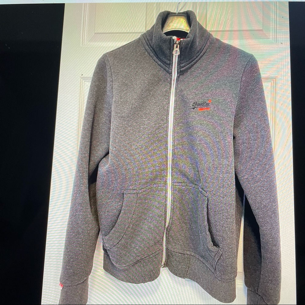 Superdry fleece top.
